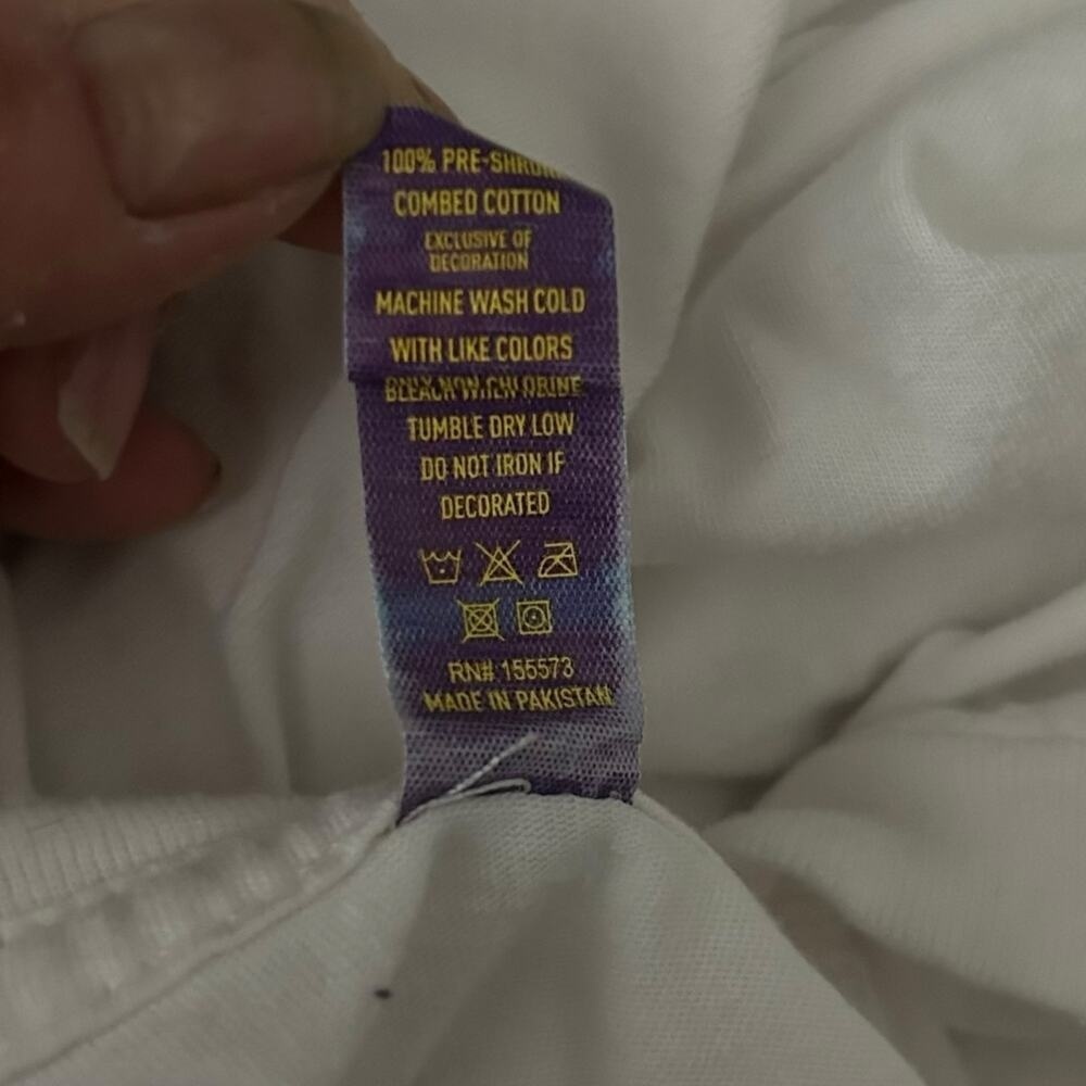Lakers 75th Anniversary White T-Shirt Size XL - Picture 5 of 5
